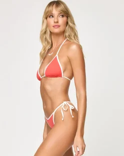 Aspen Bikini Top - Grapefruit-Cream