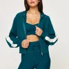 Back To Back Jacket - Deep Teal-Cream