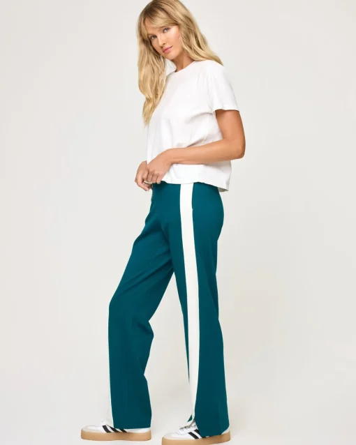 Back To Back Pant - Deep Teal-Cream