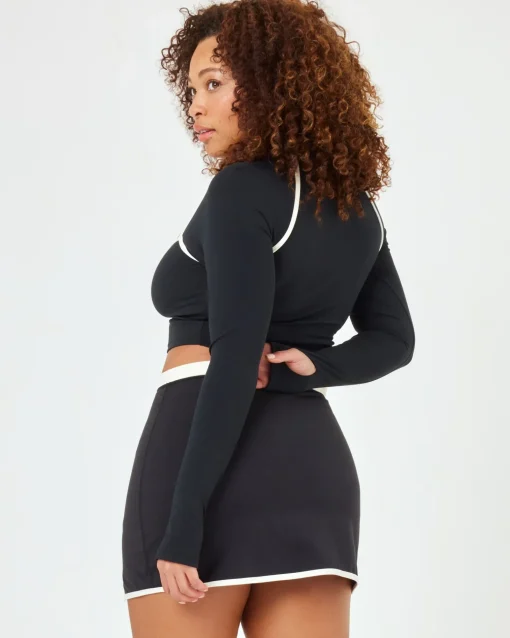 Campbell Skort - Black-Cream