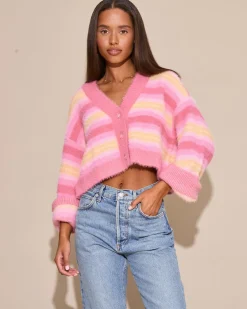 Daybreak Cardigan - Daybreak Stripe