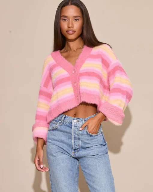 Daybreak Cardigan - Daybreak Stripe