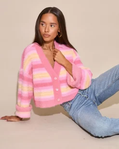 Daybreak Cardigan - Daybreak Stripe