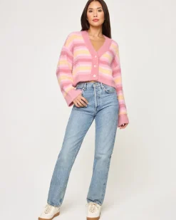 Daybreak Cardigan - Daybreak Stripe