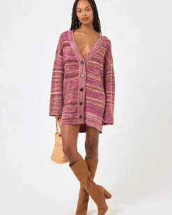 Demi Cardigan - Sundown Space Dye