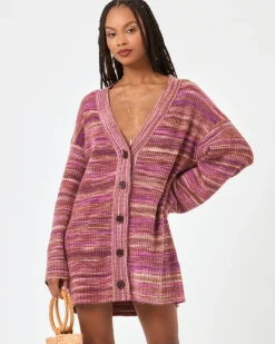 Demi Cardigan - Sundown Space Dye