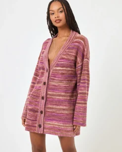 Demi Cardigan - Sundown Space Dye