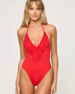 Desert Days One Piece Swimsuit - Flame