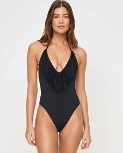 Desert Days One Piece Swimsuit - Black