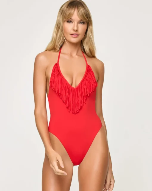 Desert Days One Piece Swimsuit - Flame