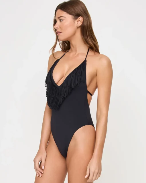 Desert Days One Piece Swimsuit - Black