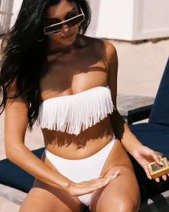 Dixie Bikini Top - White