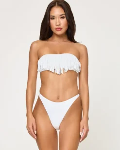 Dixie Bikini Top - White