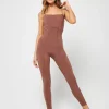 Go The Distance Jumpsuit - Cafe