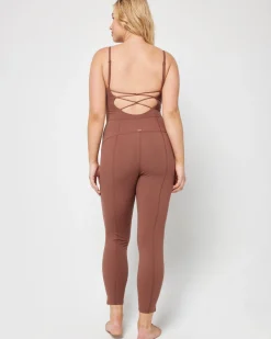 Go The Distance Jumpsuit - Cafe