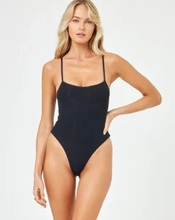 Holly One Piece Swimsuit - Black