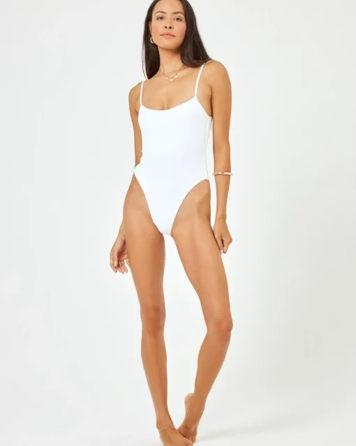 Holly One Piece Swimsuit - White