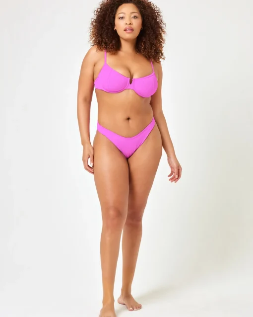 Hunter Bikini Top - Bright Fuchsia