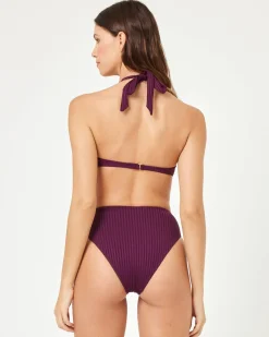 Isa Bikini Top - Merlot