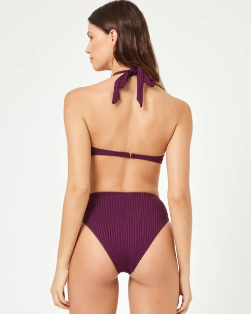 Isa Bikini Top - Merlot