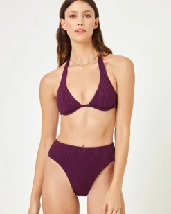 Isa Bikini Top - Merlot