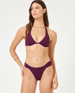 Isa Bikini Top - Merlot