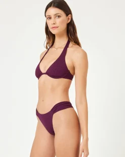Isa Bikini Top - Merlot