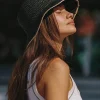 Isadora Bucket Hat - Black Cream