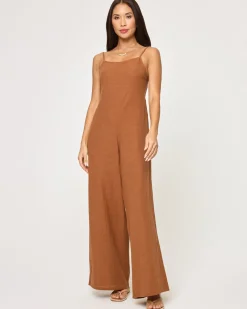 Jaida Jumpsuit - Brown Sugar