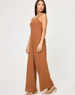 Jaida Jumpsuit - Brown Sugar
