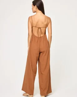 Jaida Jumpsuit - Brown Sugar