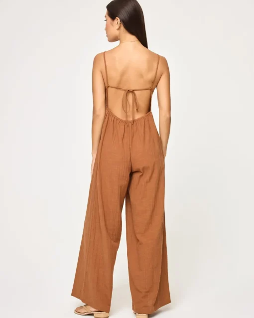 Jaida Jumpsuit - Brown Sugar