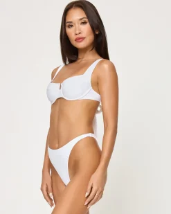 Leilani Bikini Bottom - White