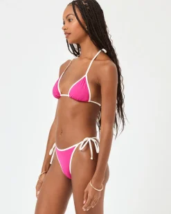 Levy Bikini Bottom - Bougainvillea-Cream