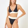Lola Bikini Bottom - Black-Cream