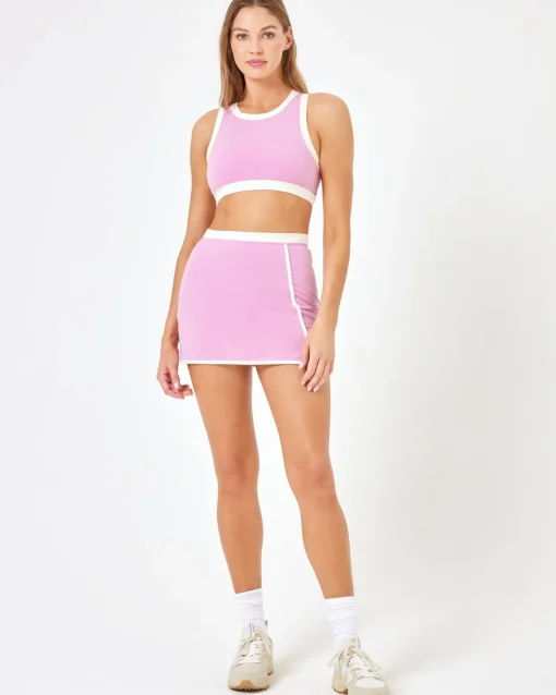 LSPACE X Anthropologie Campbell Bra - Pink Lady