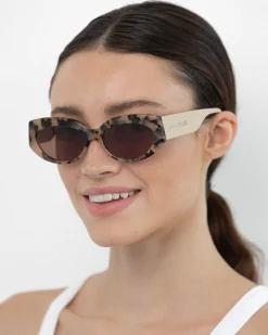 Lu Goldie Aurelie Sunglasses - Chocolate