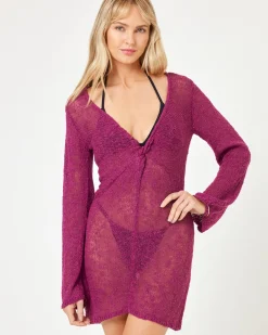 Palisades Cover-Up - Mulberry
