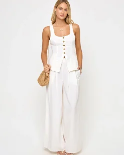 Palma  Pant - White