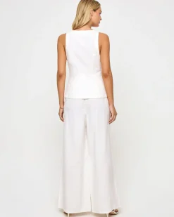 Palma  Pant - White