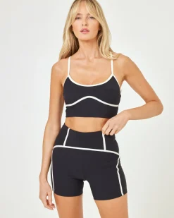 Revel Top - Black-Cream