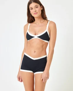 Sailor Bikini Bottom - Black-Cream