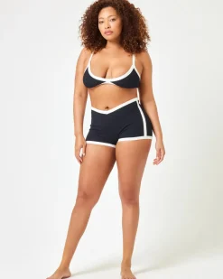 Sailor Bikini Bottom - Black-Cream