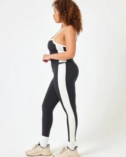 Sidelines Top - Black-Cream