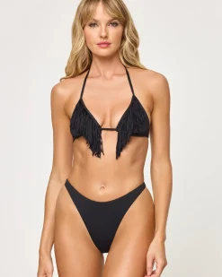 Sienna Bikini Top - Black