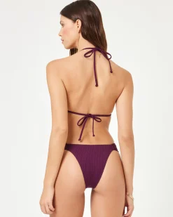 Sofia Bikini Top - Merlot
