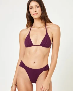 Sofia Bikini Top - Merlot