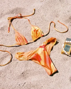 Sofia Bikini Top - Native Poppies