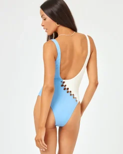 Solstice One Piece Swimsuit - Aura-Cream