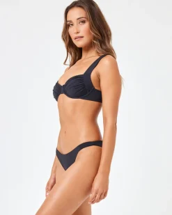 Stella Bikini Top - Black